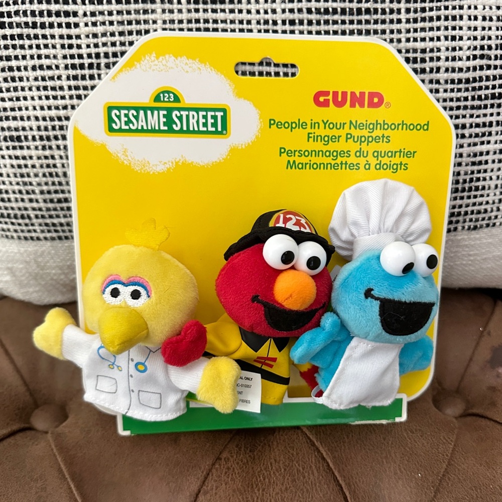 Sesame Street finger puppets